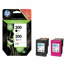 (imagen para) Pack de Tinta HP 300 CN637EE Negro y Color