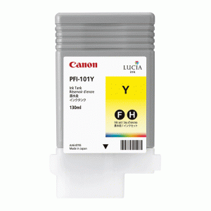 (imagen para) Cartucho de Tinta Canon PFI-101Y AMARILLA 0886B001