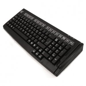 (imagen para) Teclado PC+lector de banda magnética Posiflex S100B