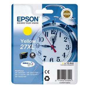 (imagen para) Tinta Amarilla Epson Despertador Epson 27XL