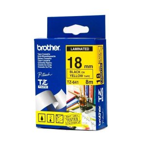 (imagen para) Cinta Laminada Flexibles 18mmx8m Amarillo/Negro TZEFX-641