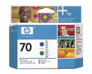 (imagen para) Cabezal HP 70 Azul / Verde C9408A