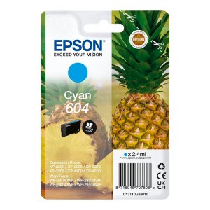 (imagen para) Tinta Original Epson 604 Piña cian