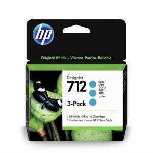 (imagen para) Tinta HP 712 Cian Pack 3 cartuchos
