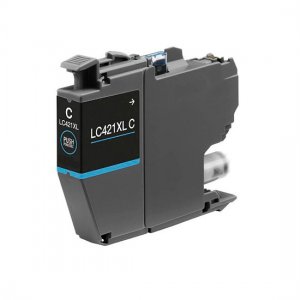 (imagen para) Tinta compatible con Brother LC421XLC Cian