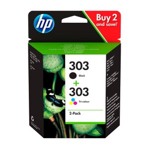 (imagen para) Tinta HP 303 Multipack Negro y tricolor