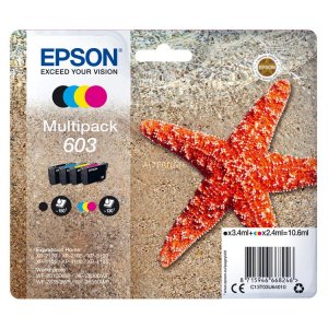 (imagen para) Tinta Epson 603 Estrella de Mar Multipack Negro / Color