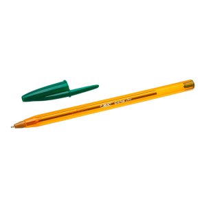 (imagen para) Pack 50 BIC Cristal Verde Punta 0.8 mm Tinta aceite