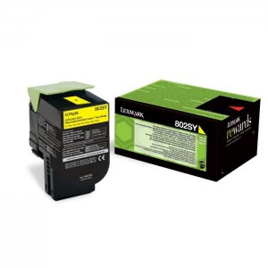 (imagen para) Toner Amarillo Lexmark 802SY CX310/CX410/CX510