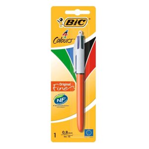 (imagen para) BIC 4 Colores Retráctil punta 0.8mm tinta aceite