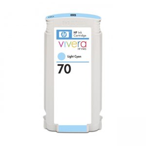 (imagen para) Tinta Cian Claro HP 70 DesignJet Z2100/Z3100/Z3200 130ML C9390A