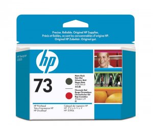 (imagen para) Cabezal HP 73 Negro Mate / Rojo HP Z3200