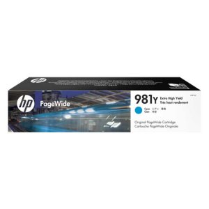 (imagen para) Tinta HP 981Y L0R13A Cian PageWide 556 / 586