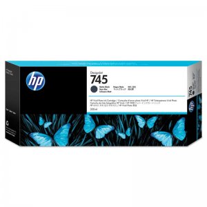 (imagen para) Tinta HP 745 Negro Mate 300ML F9K05A