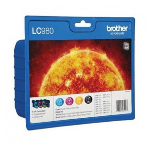 (imagen para) PACK CARTUCHOS DE TINTA BROTHER LC-980VAL N/C/M/A PACK4