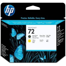 (imagen para) Cabezal HP 72 Negro Mate / Amarillo C9384A