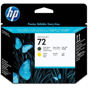 (imagen para) Cabezal HP 72 Negro Mate / Amarillo C9384A