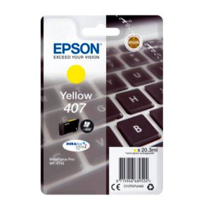 (imagen para) Tinta Epson 407 Teclado WF-4745 Amarillo