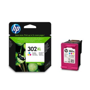(imagen para) Tinta HP 302XL F6U67AE Tricolor Original