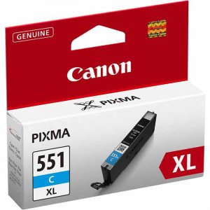 (imagen para) Tinta Canon CLI-551XLC 6444B001 Cian