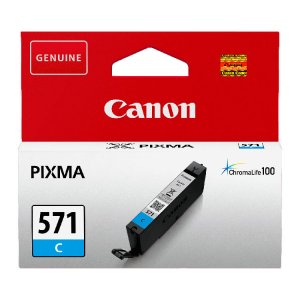 (imagen para) Tinta Canon CLI-571C 0386C001 Cian