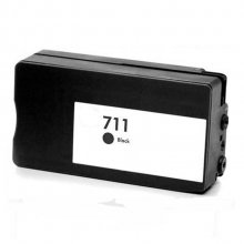 Tinta compatible con HP 711 negro CZ133A T120 T125 T130 T520