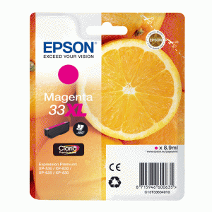 (imagen para) Tinta Epson 33XL Naranja color Magenta C13T33634010
