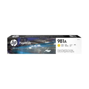 (imagen para) Tinta HP 981A J3M70A Amarillo PageWide 556 / 586