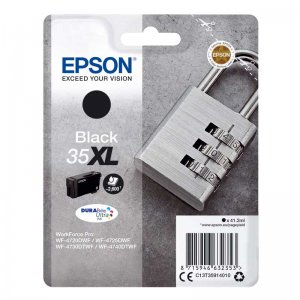 (imagen para) Tinta Epson 35XL Candado Negro C13T35914010