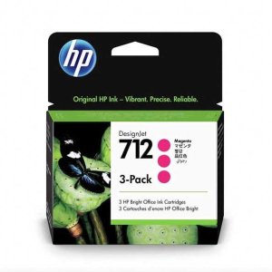 (imagen para) Tinta HP 712 Magenta Pack 3 cartuchos