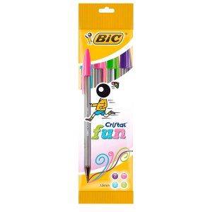 (imagen para) Surtido 4 colores BIC Cristal Fun Punta 1.6 mm Tinta aceite
