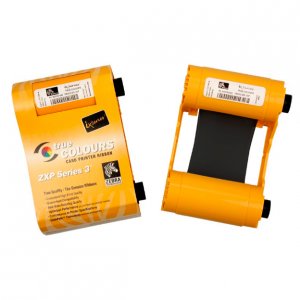 (imagen para) Ribbon Zebra Serie Zxp Serie 3 800033-801 Negro