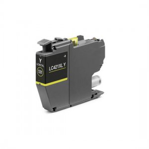(imagen para) Tinta compatible con Brother LC421XLY Amarillo