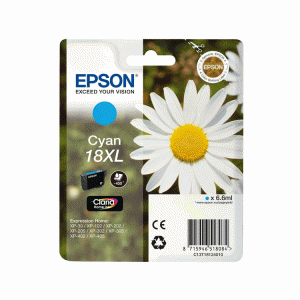 (imagen para) Tinta Cian Margarita Epson 18XL XP102/XP205/XP305/XP405