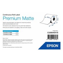 (imagen para) Etiquetas de Papel Epson Mate Continuo 102mm x 35m