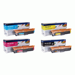 (imagen para) Pack 4 Colores Toner Brother TN241BK TN241C TN241M TN241Y