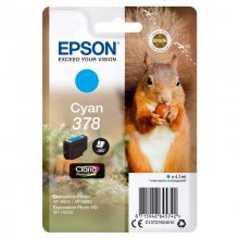 (imagen para) Tinta Epson 378 Ardilla Cian C13T378240
