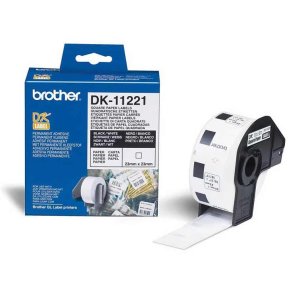 (imagen para) Brother DK-11221 Etiquetas Adhesivas Cuadradas 23x23mm