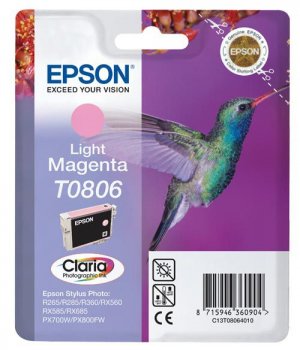 (imagen para) Tinta Epson T0806 Magenta Claro Stylus Photo R265/R360/RX560