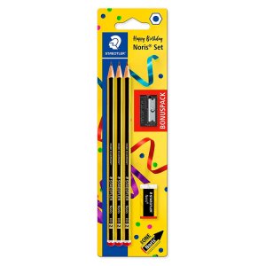 (imagen para) Pack de 3 Lápices de Grafito Staedtler Noris 120 HB