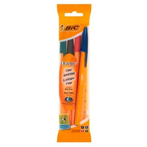 (imagen para) Surtido 4 colores BIC Orange Fine Punta 0.8 mm Tinta aceite