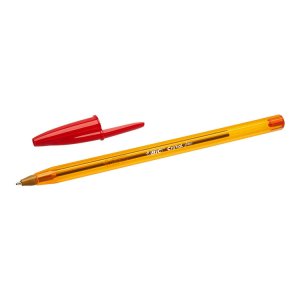(imagen para) Pack 50 BIC Cristal Rojo Punta 0.8 mm Tinta aceite