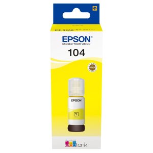 (imagen para) Tinta Epson 104 Ecotank Amarillo C13T00P440