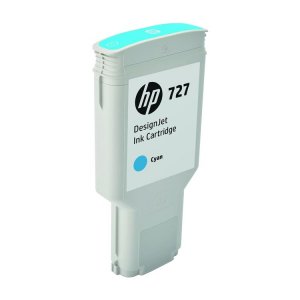 (imagen para) Tinta HP 727 Cian F9J76A DesignJet T1500 DesignJet T920