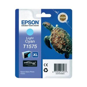 (imagen para) Tinta Epson T1575 Cian Claro Stylus Photo R3000