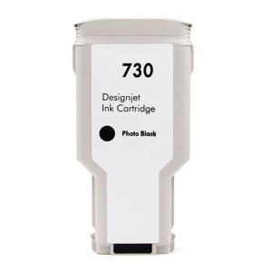 (imagen para) Tinta compatible HP 730 P2V73A Negro Foto