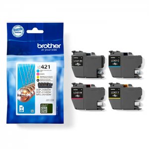 (imagen para) Pack Brother LC421VAL 4 colores