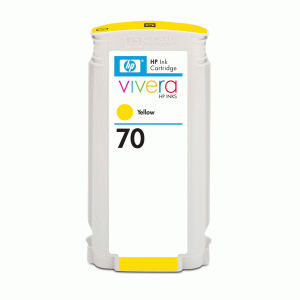 (imagen para) Tinta Amarilla HP 70 DesignJet Z2100/Z3100/Z3200 130ML C9454A