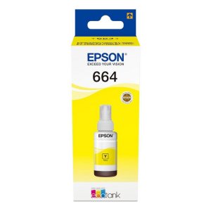(imagen para) Recarga Tinta Epson 664 Amarilla Ecotank L355/L555