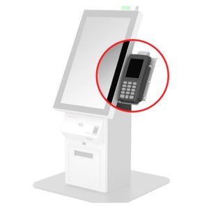 (imagen para) Soporte lateral Datáfono kioskos Posiflex EK Series